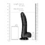 Silikonowe żylaste dildo z przyssawką 23 cm - 8