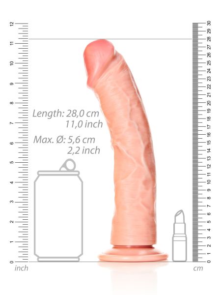 Sztuczny penis dildo realistyczne z przyssawką 25,5 cm - 7
