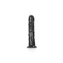 Sztuczny penis dildo realistyczne z przyssawką czarne 20 cm - 4