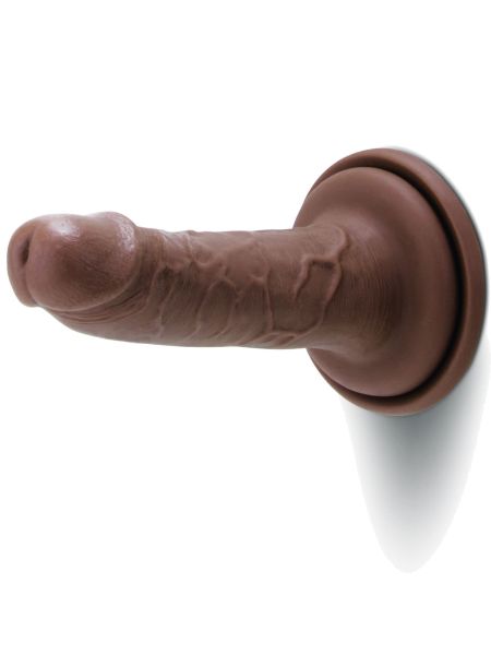Realistyczny silikonowy penis z przyssawką 15 cm - 3