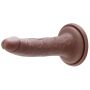 Realistyczny silikonowy penis z przyssawką 18 cm - 4