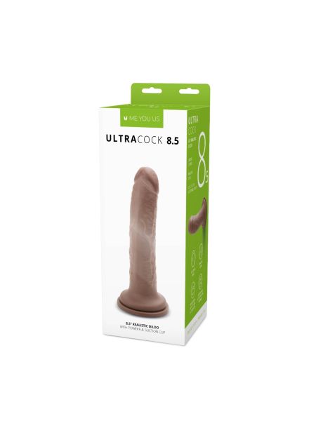 Duże realistyczne dildo z mocną przyssawką 21,5 cm - 2