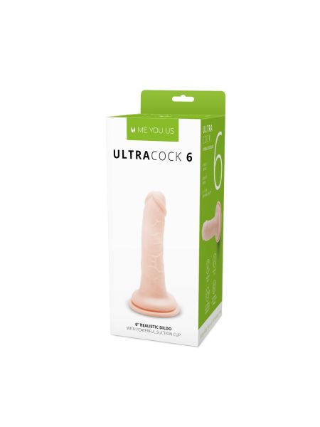 Silikonowe duże dildo z mocną przyssawką 15,2 cm - 2