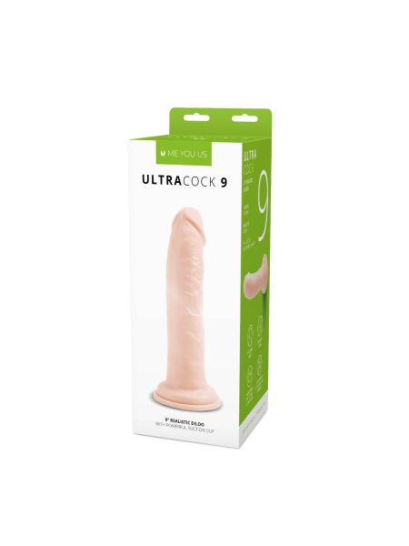 Realistyczne żylaste dildo z przyssawką 23 cm - 2