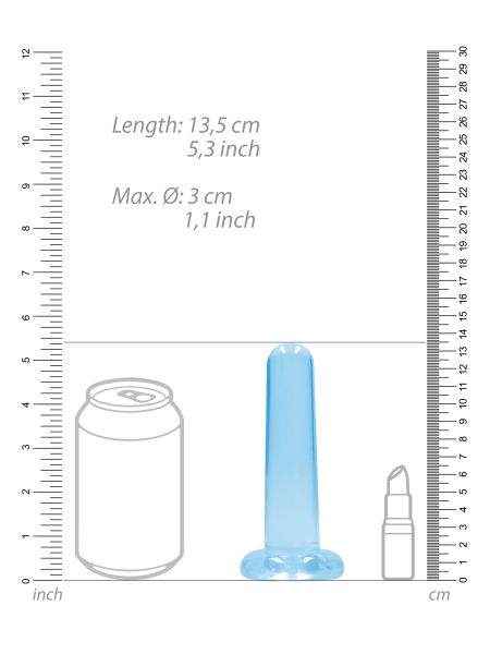 Małe dildo do penetracji pochwy i anusa 12,7 cm - 5