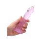 Dildo żelowe z przyssawką spiralne różowe RealRock 18 cm - 2