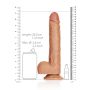 Duże realistyczne żylaste dildo z przyssawką 28 cm - 8