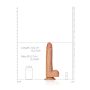 Duże realistyczne żylaste dildo z przyssawką 31 cm - 8