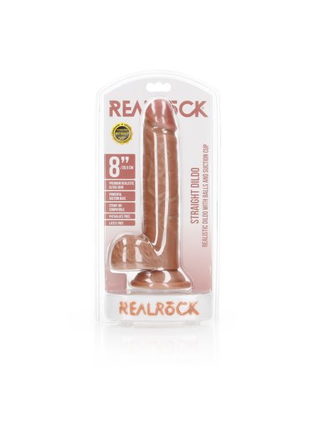 Sztuczny penis realistyczne dildo z przyssawką 23 cm - 7