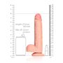 Duży żylasty penis dildo z mocnaą przyssawką 25 cm - 8