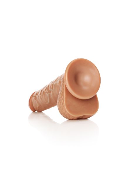 Duży żylasty penis dildo przyssawka silikon 25 cm - 6