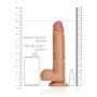 Duży żylasty penis dildo przyssawka silikon 25 cm - 8