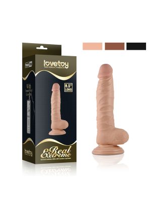 Dildo z przyssawką penis realistyczny żylasty - image 2