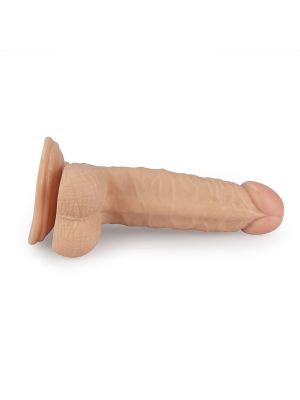 Jędrny realistyczny penis dildo gumowy przyssawka - image 2