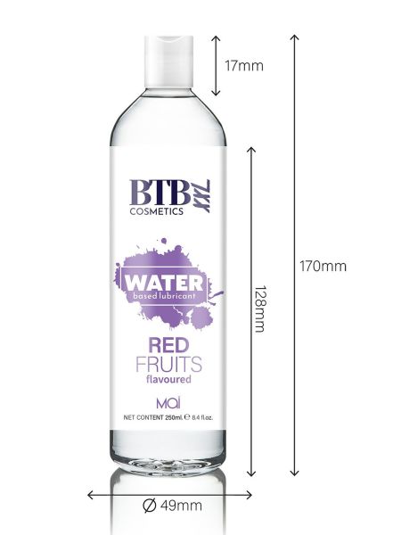 Żel intymny smak czerwonych owoców duży 250 ml - 4