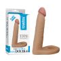 Analne gumowe dildo penis z otworem na penisa 16cm - 2