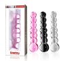 Czarne szklane koraliki analne dildo anal 17 cm - 6