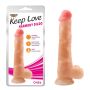 Delikatne dildo elastyczne i miłe w dotyku 24 cm - 2