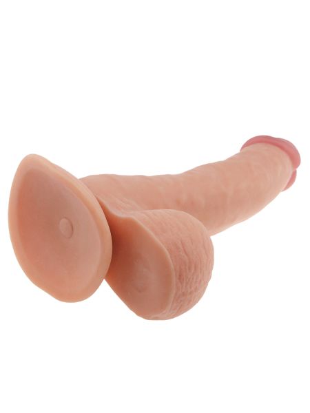 Dildo cieliste realistyczny wygląd penisa 20 cm - 4