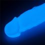 Dildo led giętkie duży penis podświetlany 21,5 cm - 9