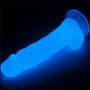 Dildo led giętkie duży penis podświetlany 21,5 cm - 10