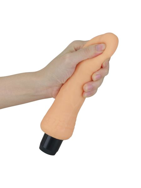 Wibrator realistyczny penis z wibracjami 20 cm - 2