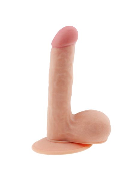 Dildo realistyczne z przyssawką żylaste 18 cm - 2