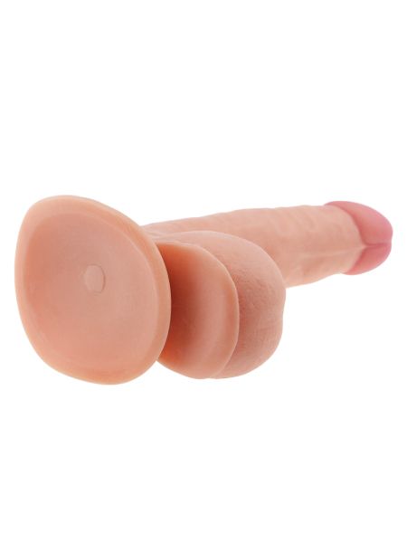 Dildo realistyczne z przyssawką żylaste 18 cm - 3