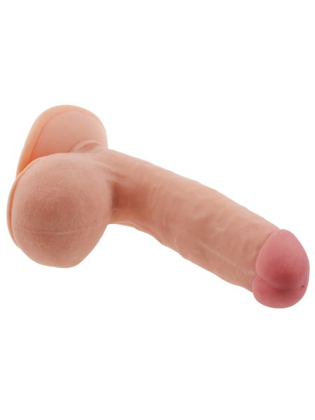 Dildo realistyczne z przyssawką żylaste 18 cm - 4