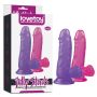 Dildo silikonowe przyssawka jasny fiolet 15,5 cm - 10