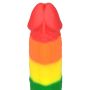 Dildo tęczowe elastyczne z przyssawką 22,5 cm - 5