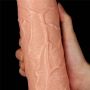 Długie potężne dildo z przyssawką i żyłami 28 cm - 6