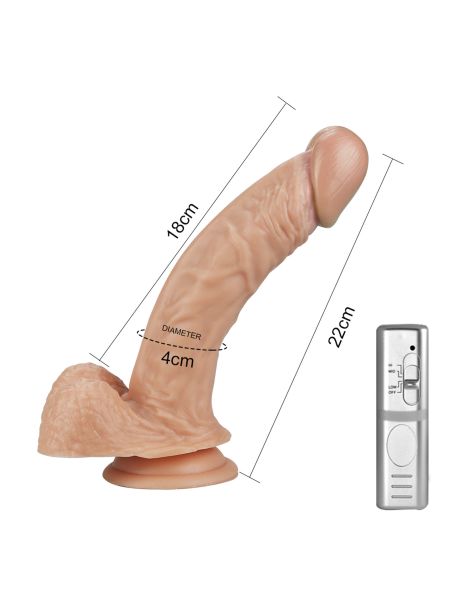 Duże dildo realistyczny wygląd orgazm żylasty - 5