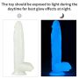 Elastyczne dildo podświetlane z przyssawką 25,5cm - 11