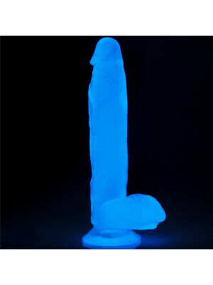 Elastyczne dildo podświetlane z przyssawką 25,5cm - image 2