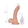 erotyczne dildo gumowe z przyssawka i wibracjami - 5