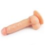 Giętki żyły penis gruby z przyssawką dildo 20 cm - 6