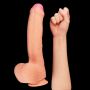 Giętkie realistyczne dildo z przyssawką penis 28cm - 8