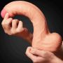 Giętkie realistyczne dildo z przyssawką penis 28cm - 9