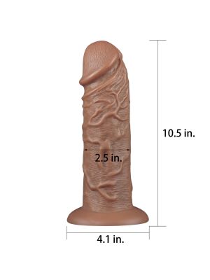 Gigantyczne dildo z przyssawką wyżyłowane 26,5 cm - image 2