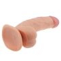 Grube dildo żylaste penis z jądrami przyssawką - 8