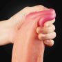 Grube realistyczne żylaste dildo przyssawka 30,5cm - 4