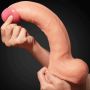 Grube realistyczne żylaste dildo przyssawka 30,5cm - 9