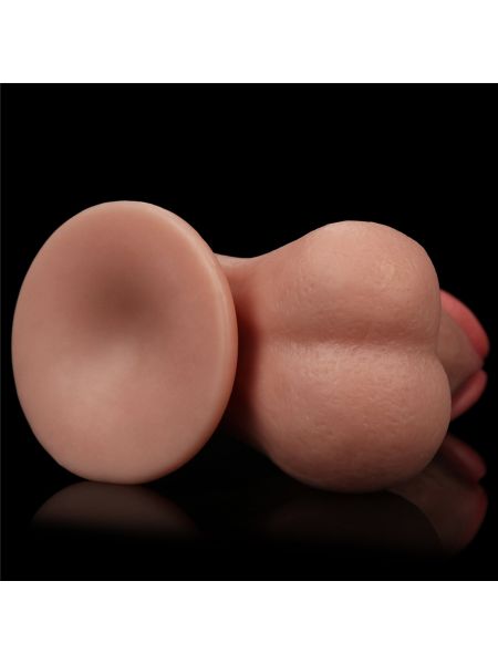 Grube żylaste dildo z jadrami giętkie 19,5 cm - 9