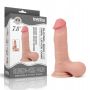 Grube żylaste dildo z jadrami giętkie 19,5 cm - 4