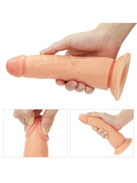 Majtki strap-on w zestawie z wibrującym dildo 19cm - 15