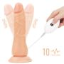 Majtki strap-on w zestawie z wibrującym dildo 19cm - 14