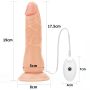 Majtki strap-on w zestawie z wibrującym dildo 19cm - 17