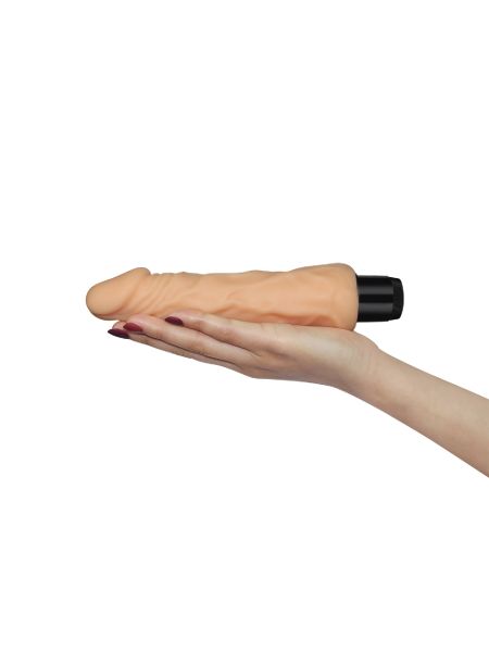 Wibrator naturalny miękki realistyczny penis 20 cm - 4