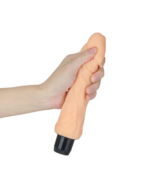 Wibrator naturalny miękki realistyczny penis 20 cm - 2